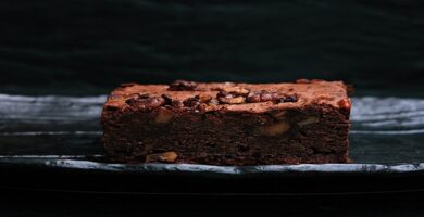brownie de chocolate en freidora sin aceite